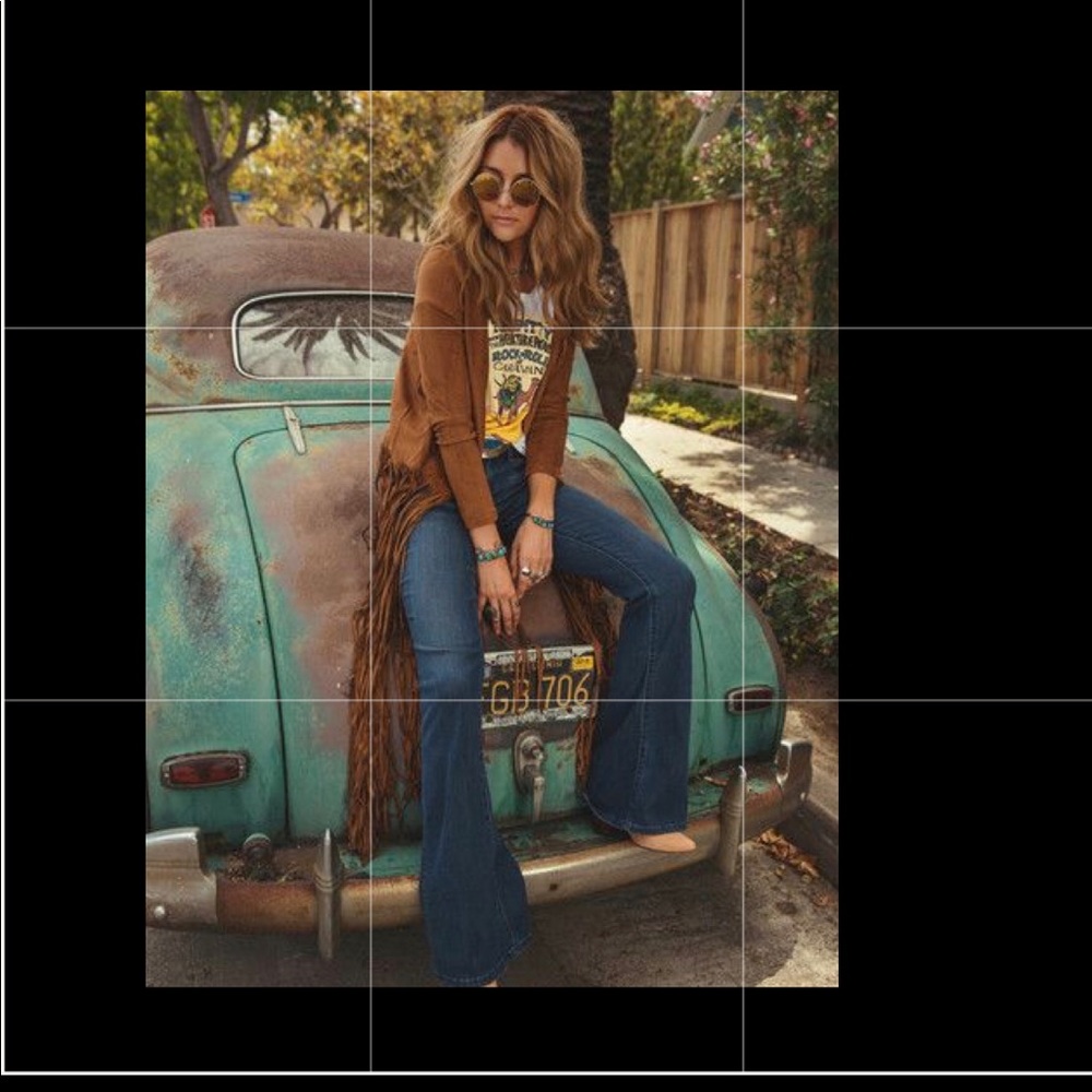 Bell bottom jeans